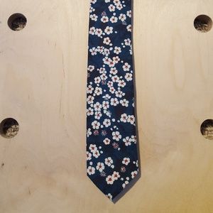 Liberty tie in bright nightfall floral
